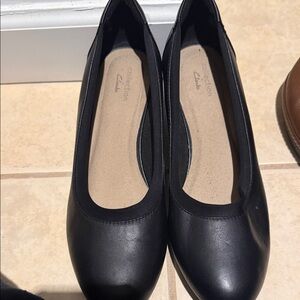 Clarks Women's Classic Black Flats